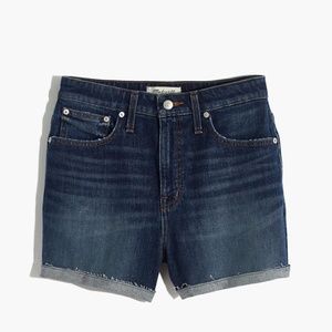 Madewell Curvy High-Rise Denim Shorts